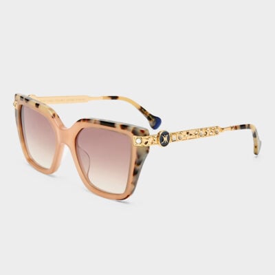 CAMILLA Here Comes Trouble Sunglasses Milky Tan / Natural Tort - Image 1