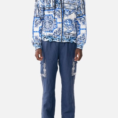 CAMILLA Zip Through Hoodie A Tiled Wonderland - Image 1