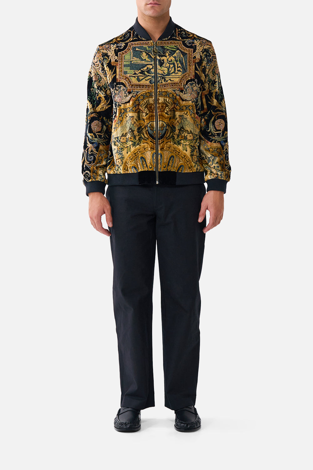 CAMILLA Zip Through Bomber Jacket Museum Memoirs - Image 1