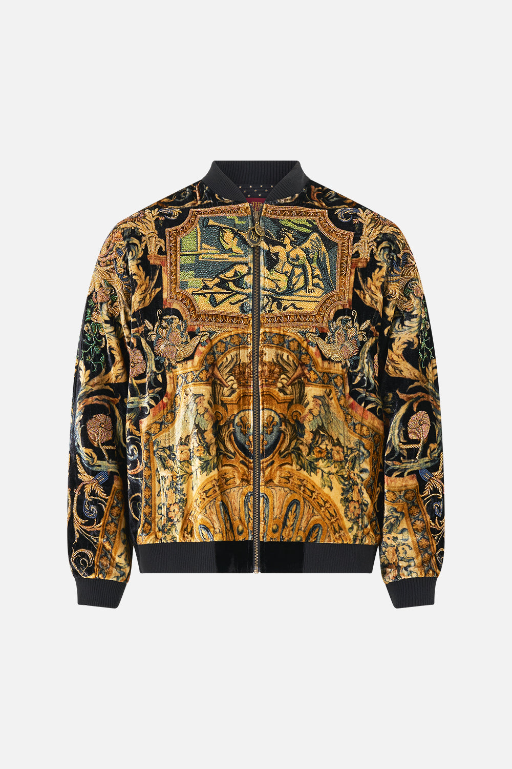 MNCAM131026140621008_3 CAMILLA Zip Through Bomber Jacket Museum Memoirs - Image 3