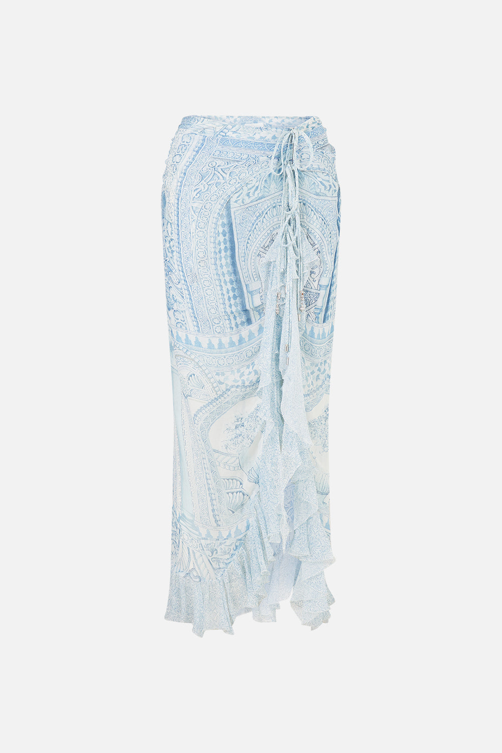 CAMILLA Wrap Tie Skirt With Ruffle the Hum OF the Alhambra - Image 3
