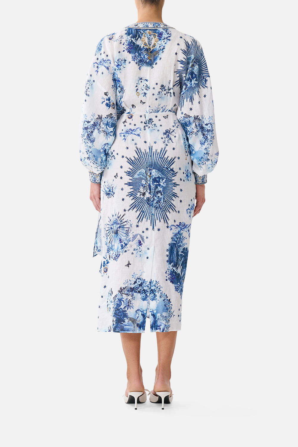 MNCAM131026140621012_2 CAMILLA Wrap Midi Dress the Porcelain Parlour - Image 2
