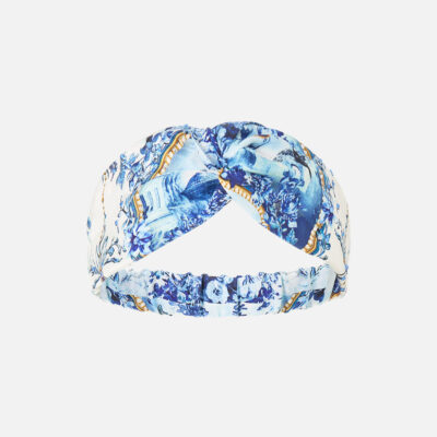 CAMILLA Woven Twist Headband the Porcelain Parlour - Image 1