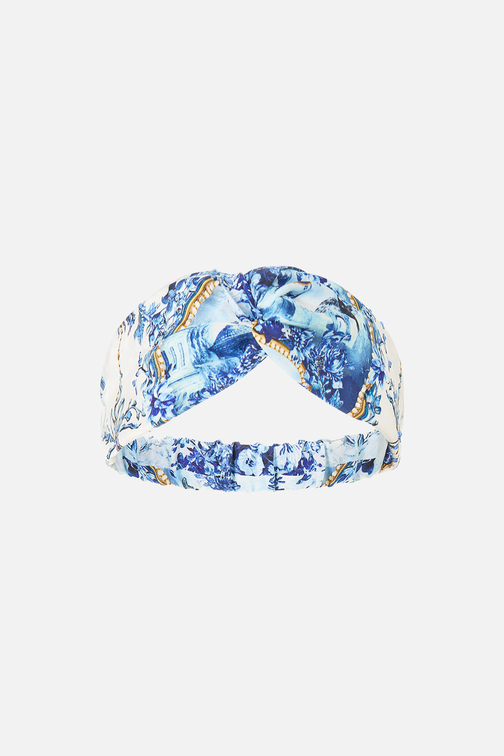 CAMILLA Woven Twist Headband the Porcelain Parlour - Image 1