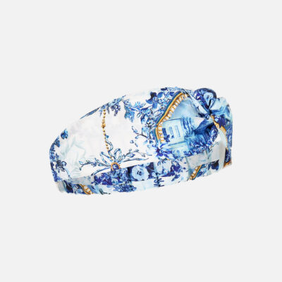 CAMILLA Woven Twist Headband the Porcelain Parlour - Image 2
