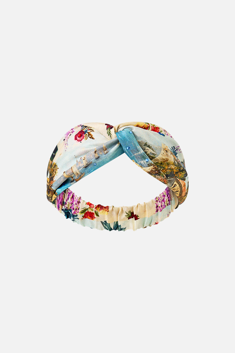 CAMILLA Woven Twist Headband Bodrum Botanicals - Image 1