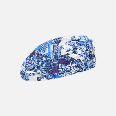 CAMILLA Woven Twist Headband A Tiled Wonderland - Image 2