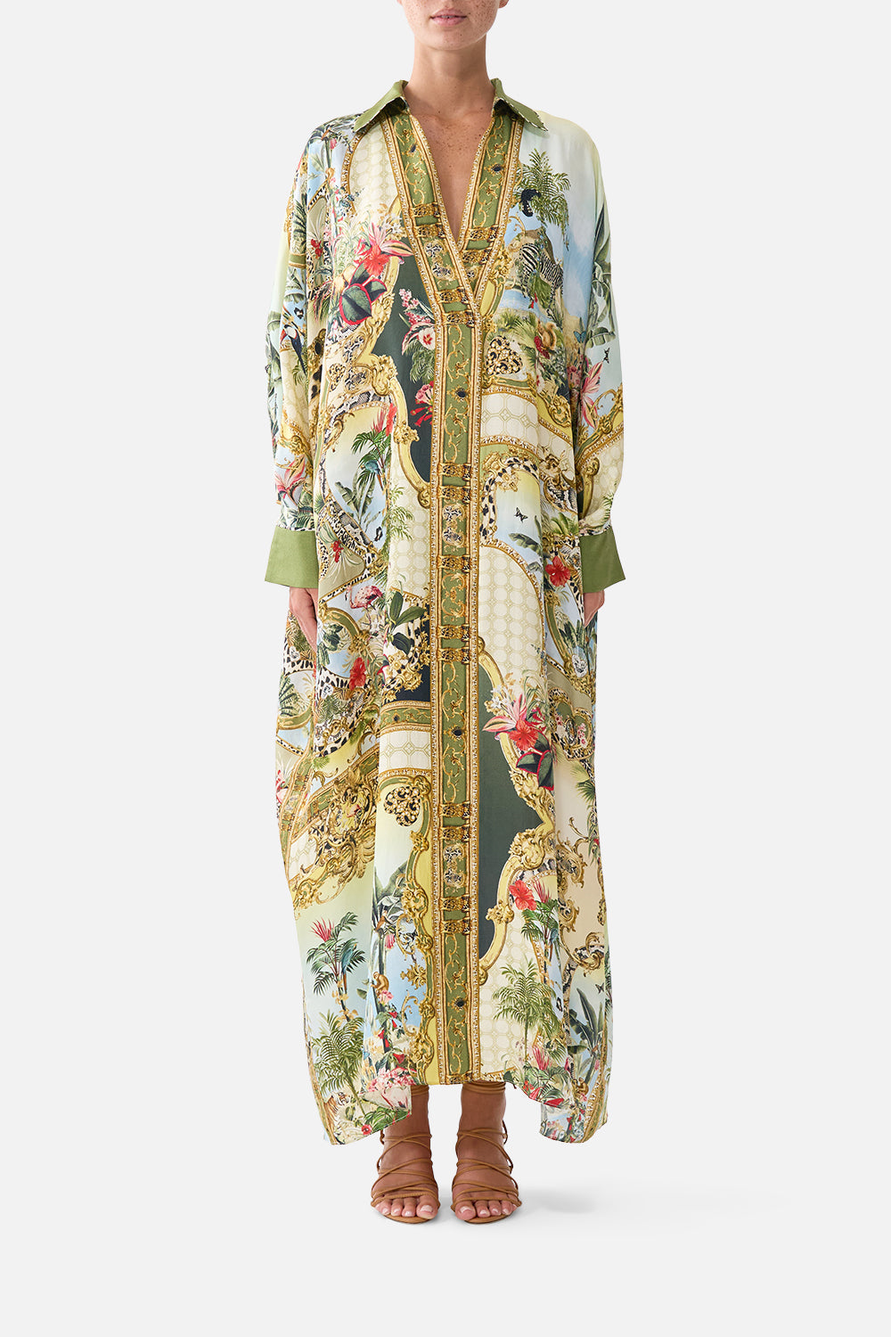 CAMILLA Wing Collar Kaftan Wanderlust Empire - Image 1
