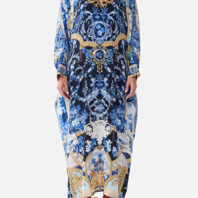CAMILLA Wing Collar Kaftan Sweet Sacré Bleu - Image 1