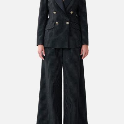 CAMILLA Wide Leg Waisted Pant Night Garden - Image 1
