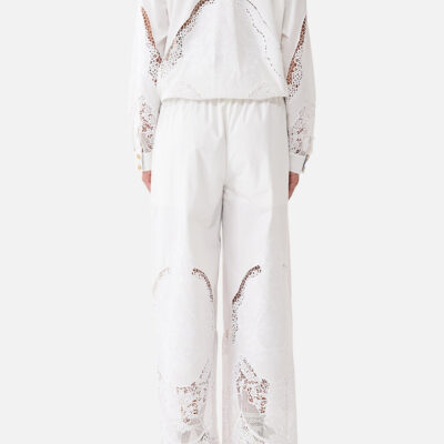 CAMILLA Wide Leg Waisted Pant Dandelion Skies - Image 2