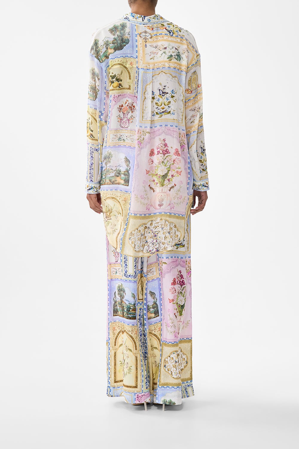 CAMILLA Wide Leg Waisted Pant Botanical Ballads - Image 2