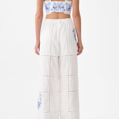 CAMILLA Wide Leg Waisted Pant All About That Lace - Image 2