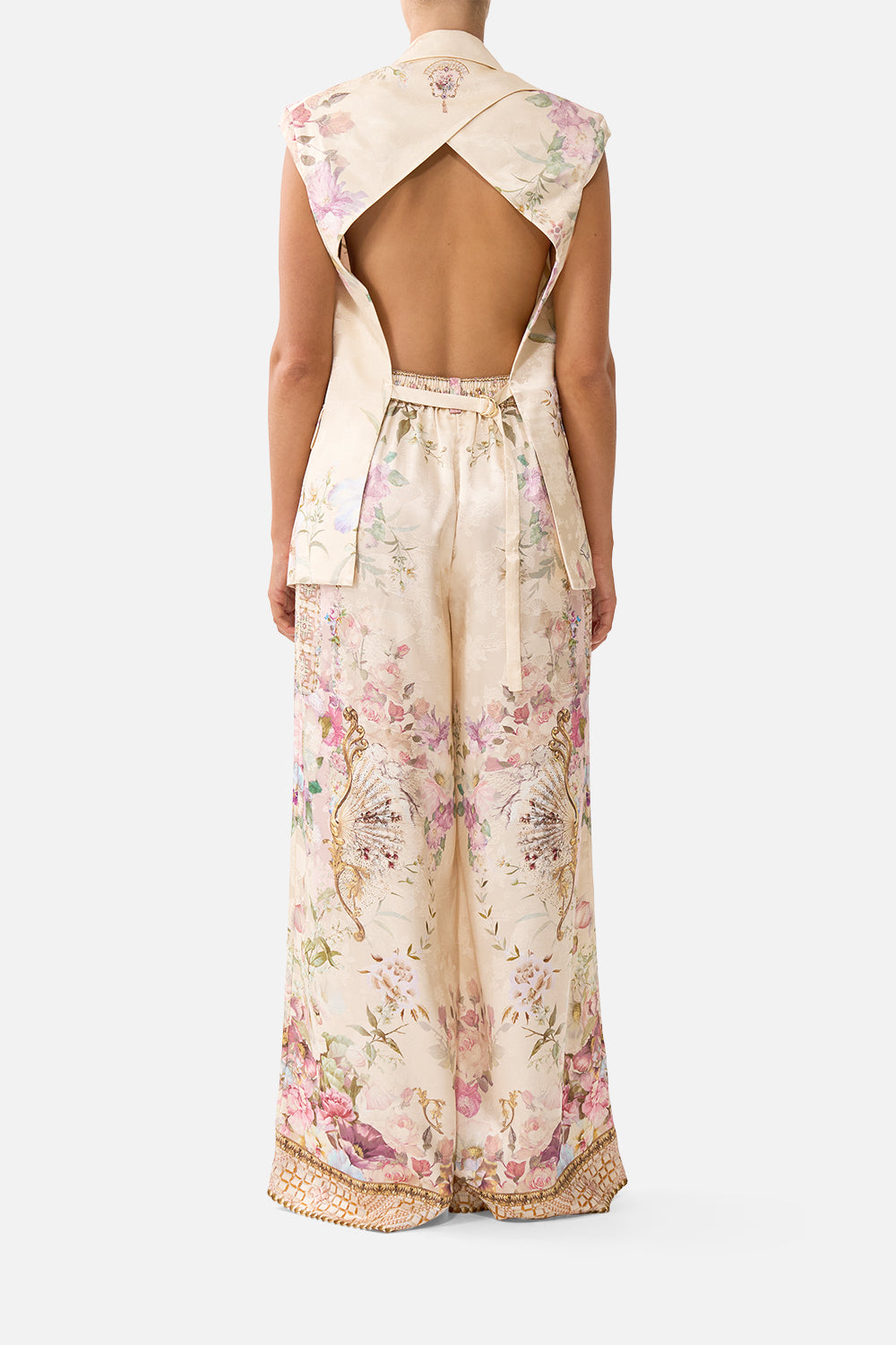 CAMILLA Wide Leg Waisted Pant Adorned - Image 2