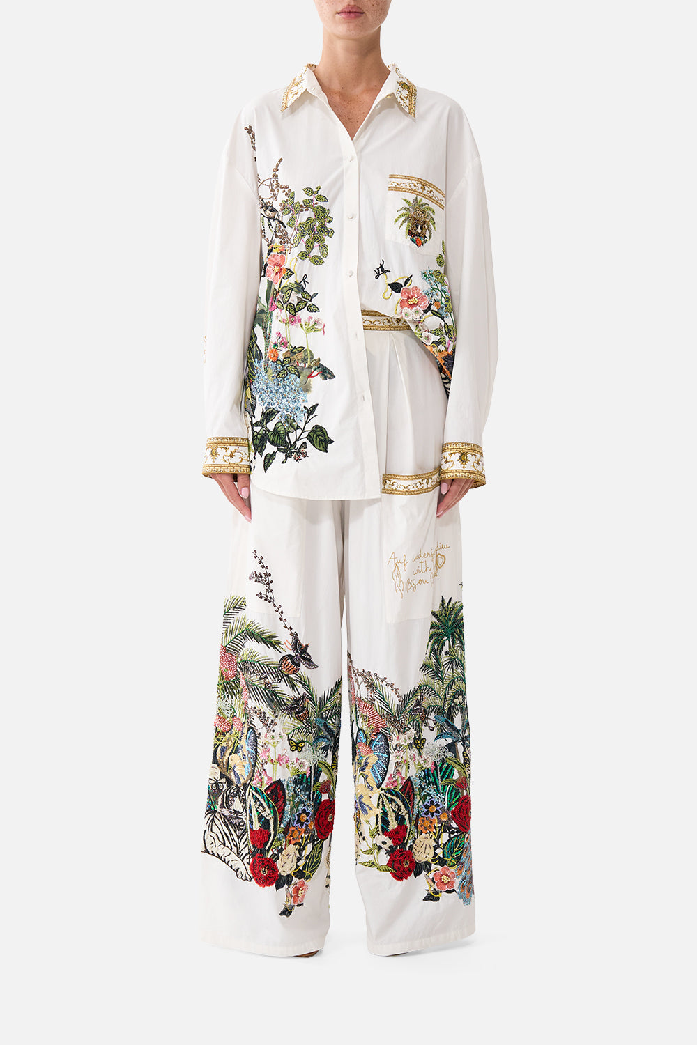 CAMILLA Wide Leg Trouser With Front Pockets Wanderlust Empire - Image 1