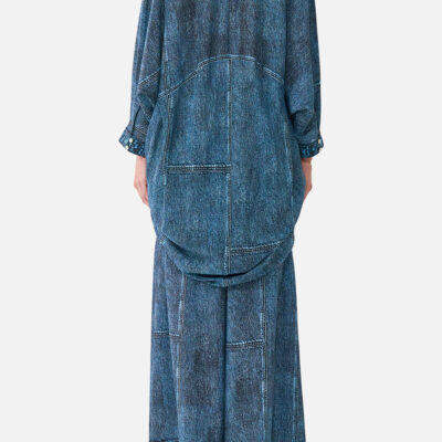 CAMILLA Wide Leg Trouser With Front Pockets the Porcelain Parlour - Image 2