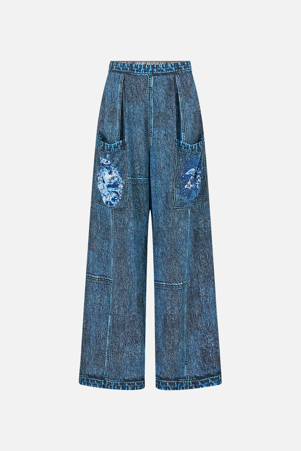 MNCAM131026140621068_3 CAMILLA Wide Leg Trouser With Front Pockets the Porcelain Parlour - Image 3