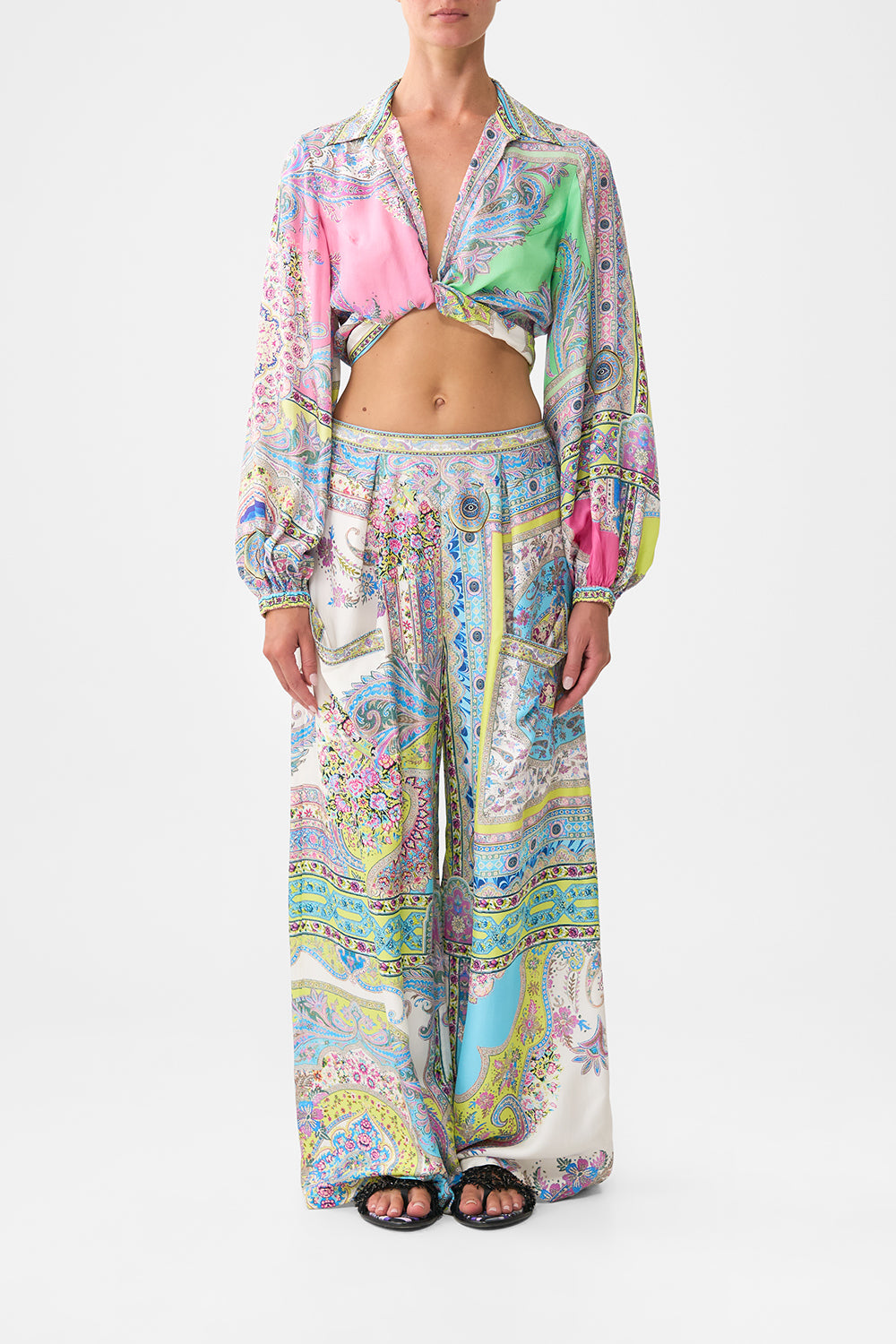 CAMILLA Wide Leg Trouser With Front Pockets Magic Carpet Ride - Image 1