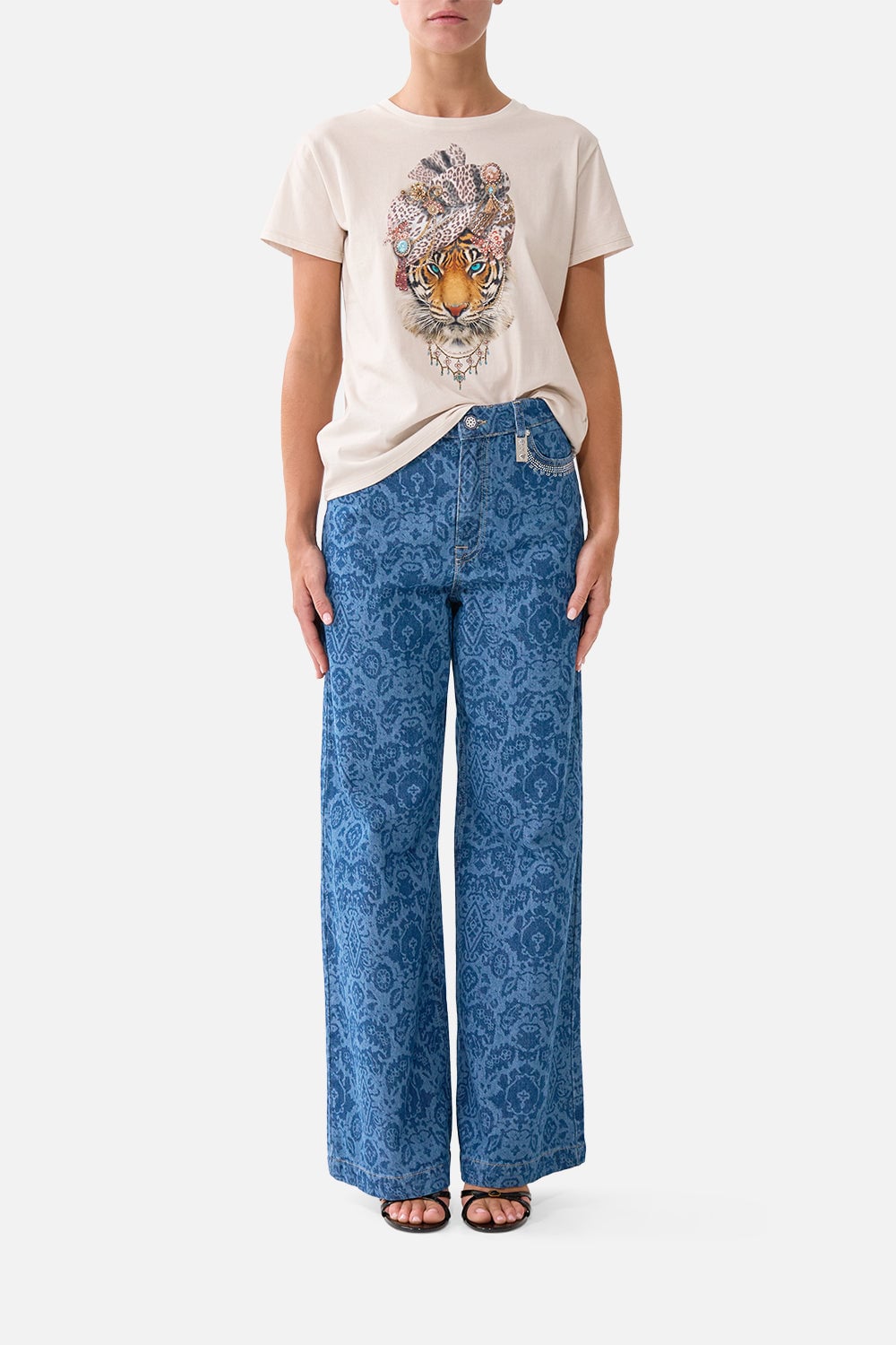 CAMILLA Wide Leg Jean Denim - Image 1