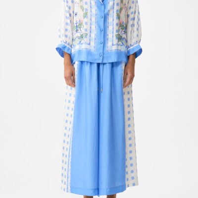CAMILLA Wide Leg Elastic Waist Pant Midsummer Mosaics - Image 1