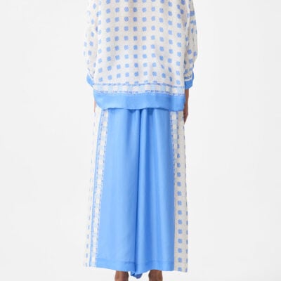 CAMILLA Wide Leg Elastic Waist Pant Midsummer Mosaics - Image 2