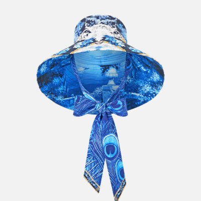 CAMILLA Wide Brim Bucket Hat With Tie Sweet Sacré Bleu - Image 1