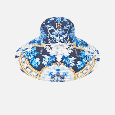 CAMILLA Wide Brim Bucket Hat With Tie Sweet Sacré Bleu - Image 2