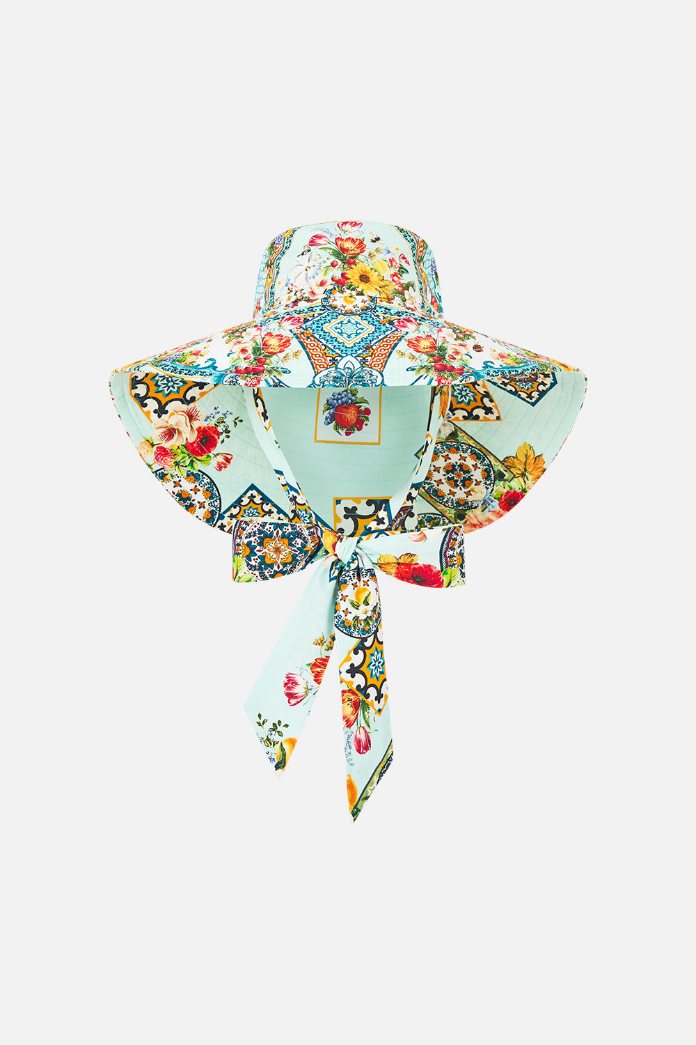 CAMILLA Wide Brim Bucket Hat With Tie Magic OF the Mercado - Image 1