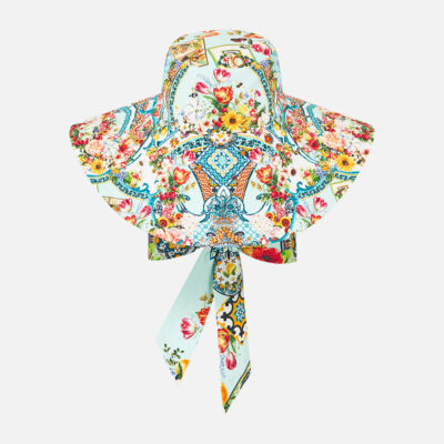 CAMILLA Wide Brim Bucket Hat With Tie Magic OF the Mercado - Image 2