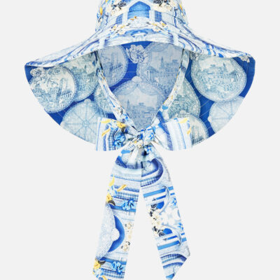 CAMILLA Wide Brim Bucket Hat With Tie DE Nada Granada - Image 1