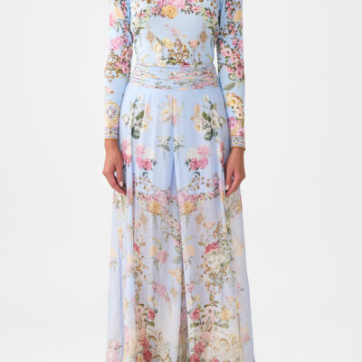 CAMILLA Waisted Wide Leg Pant Tiled - Image 1