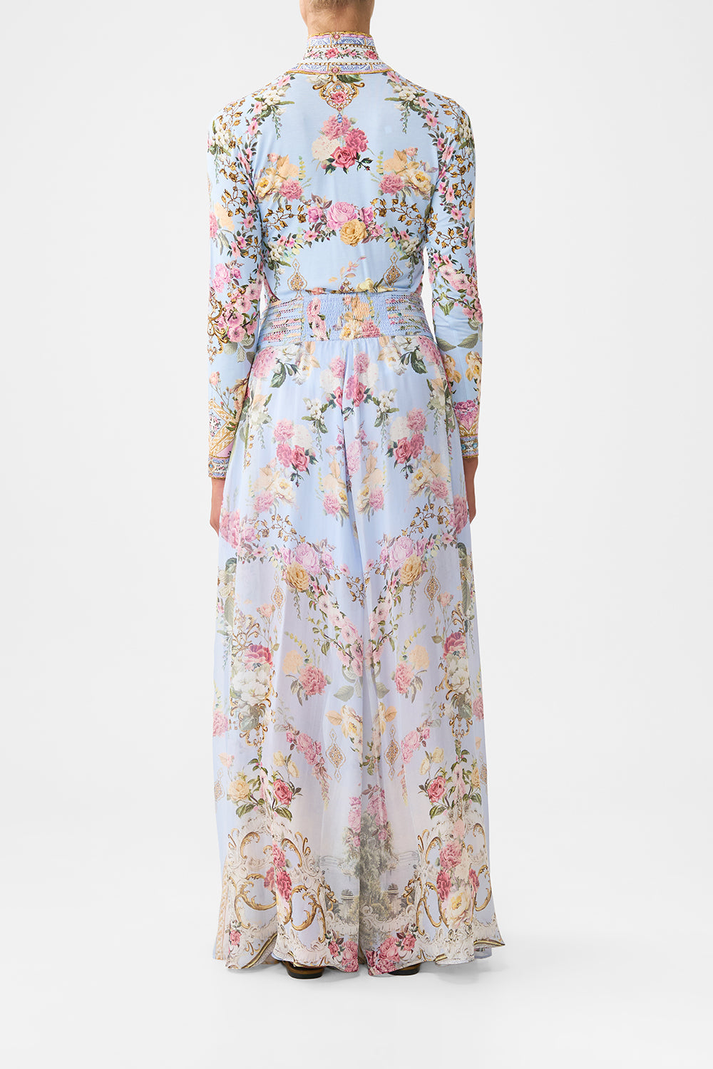CAMILLA Waisted Wide Leg Pant Tiled - Image 2