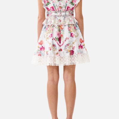 CAMILLA Waisted Short Dress With Ruffle Details Torero Libertine - Image 2