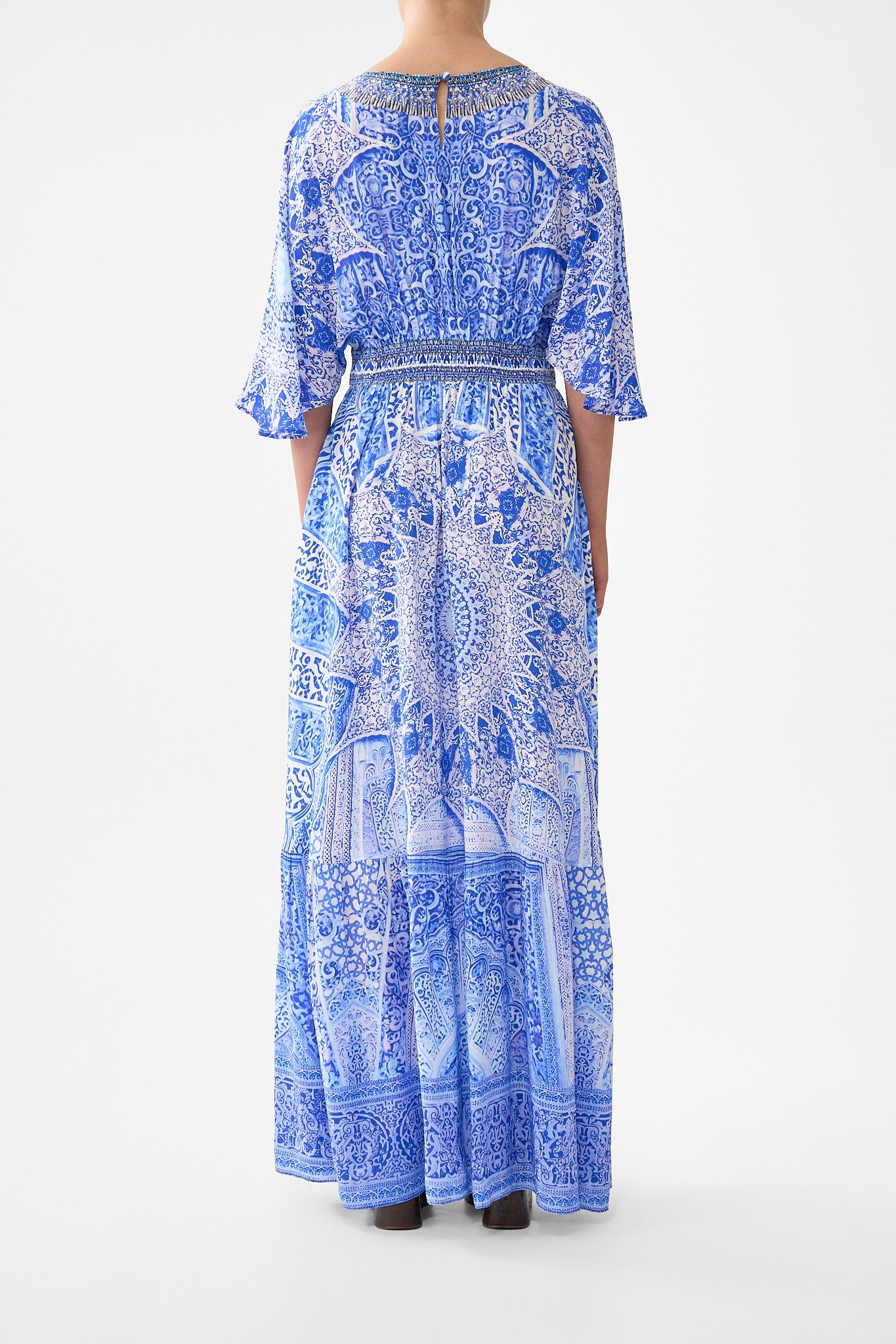 MNCAM131026140621100_2 CAMILLA Waisted Dress With Hem Ruffle the Bosphorous - Image 2