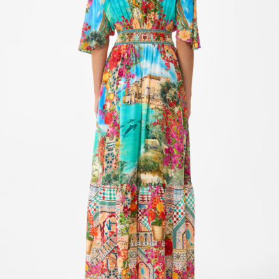 CAMILLA Waisted Dress With Hem Ruffle Meet ME - Image 2