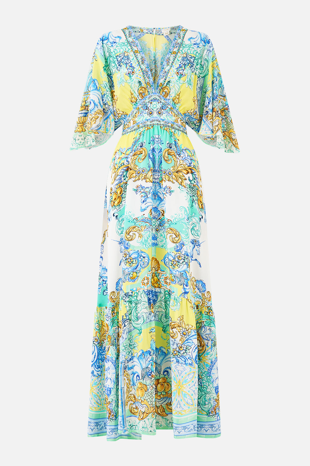 MNCAM131026140621106_3 CAMILLA Waisted Dress With Hem Ruffle Dial UP the Tiles - Image 3