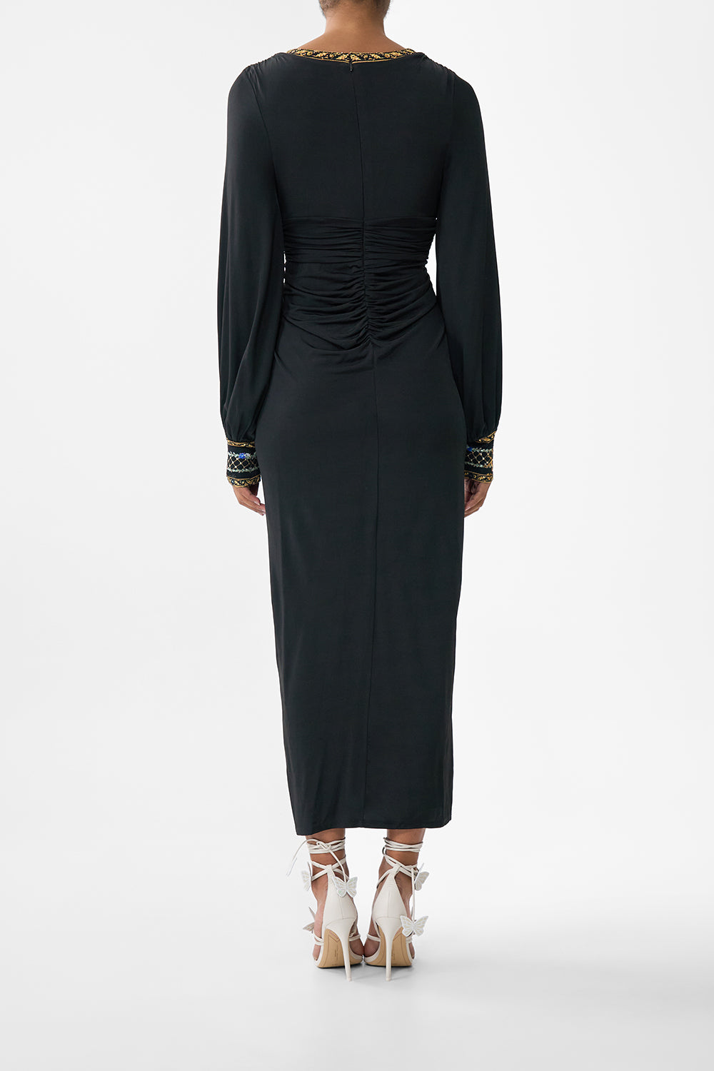 MNCAM131026140621107_2 CAMILLA Waisted Draped Jersey Dress Ottoman Elegance - Image 2