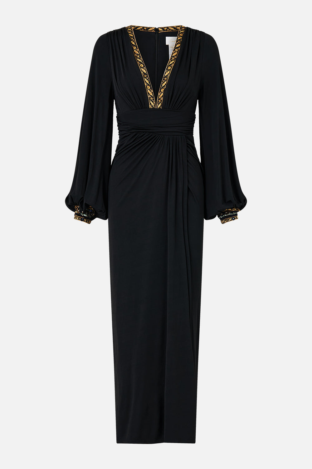 MNCAM131026140621107_3 CAMILLA Waisted Draped Jersey Dress Ottoman Elegance - Image 3