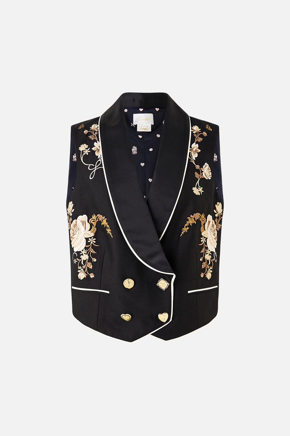 MNCAM131026140621109_3 CAMILLA Waistcoat With Button Front Flamenco Folklore - Image 3