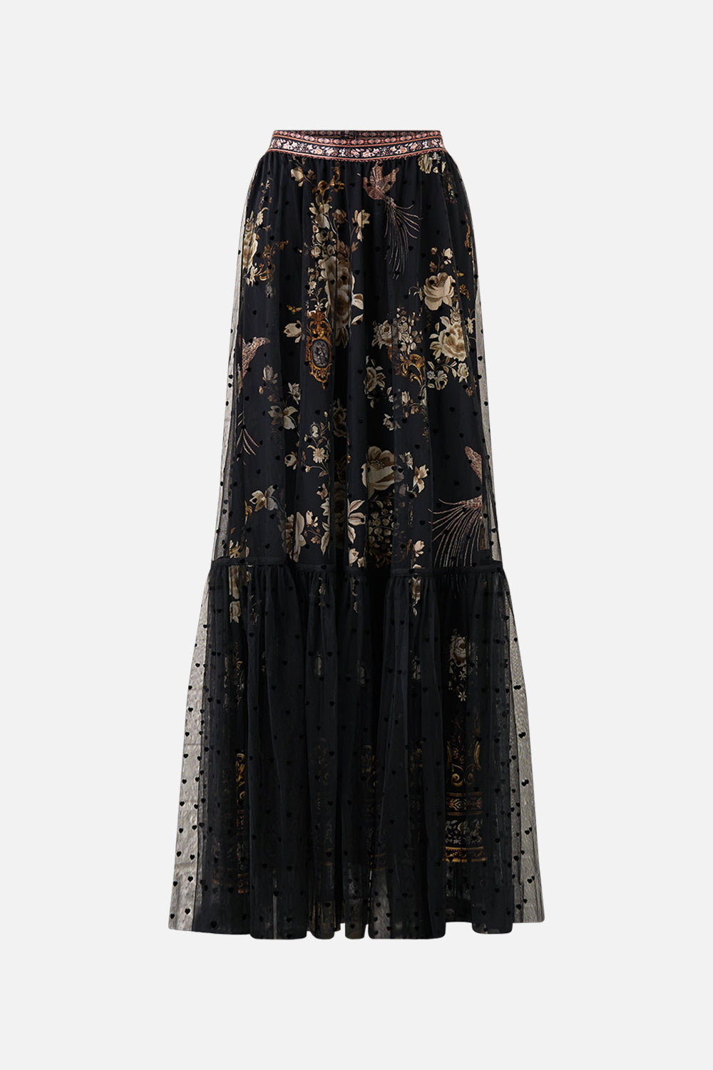 MNCAM131026140621112_3 CAMILLA Waistband Ruffle Hem Skirt Flamenco Folklore - Image 3