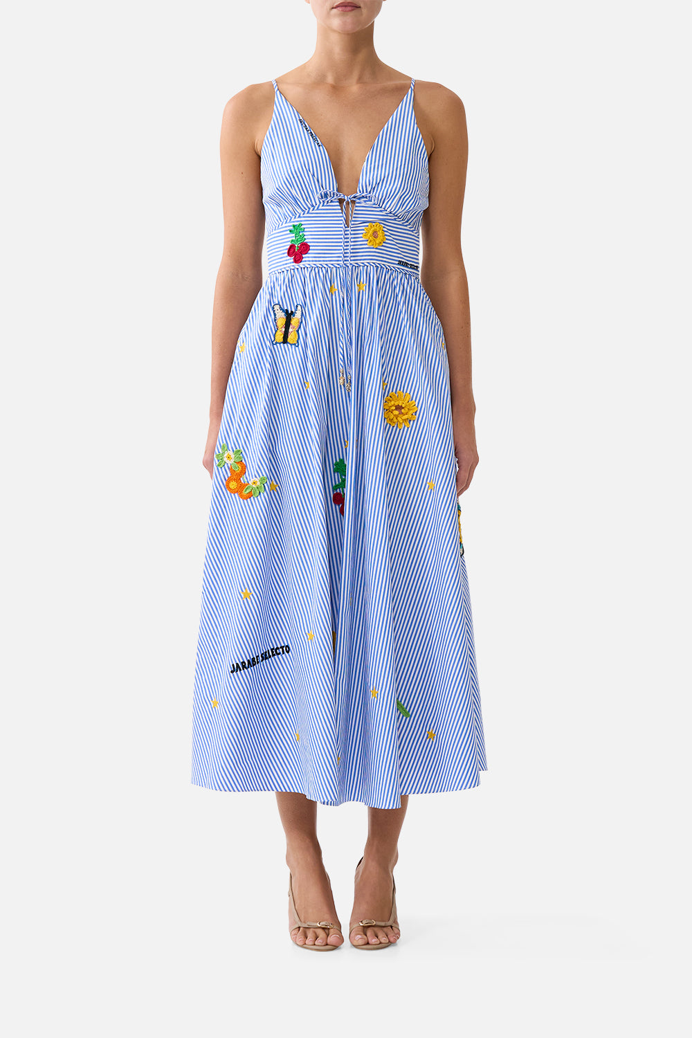 CAMILLA Waistband Dress With Tie Detail Magic OF the Mercado - Image 1