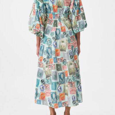 CAMILLA Waist Tie Shirt Dress With Bubble Sleeve With Love From Türkiye - Image 2