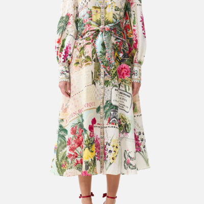 CAMILLA Waist Tie Shirt Dress LA Belle Botanique - Image 1