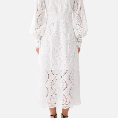 CAMILLA Waist Tie Shirt Dress A Tiled Wonderland - Image 2