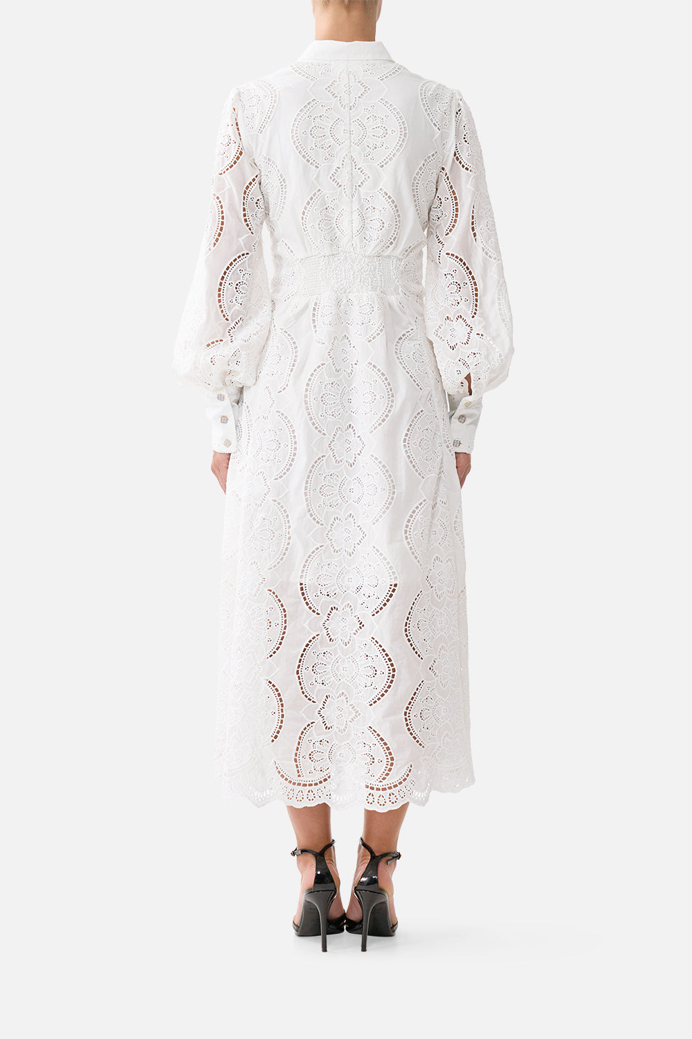 CAMILLA Waist Tie Shirt Dress A Tiled Wonderland - Image 2