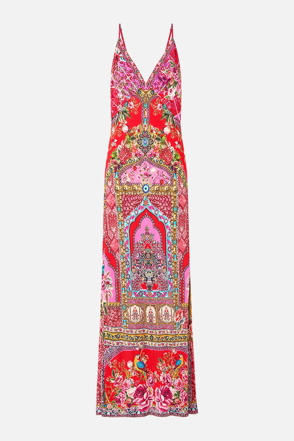 MNCAM131026140621133_3 CAMILLA V-neck Full Length Bias Slip Dress Heirloom Empire - Image 3