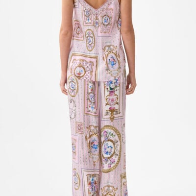 CAMILLA V-neck Bias Cami Palatial Pastels - Image 2