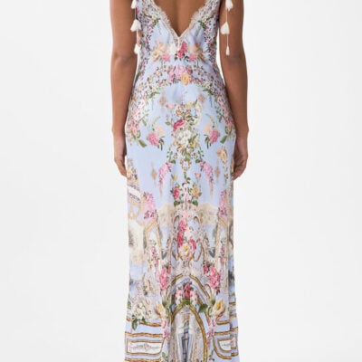 CAMILLA V Spliced Lace Slip Dress Tiled - Image 2