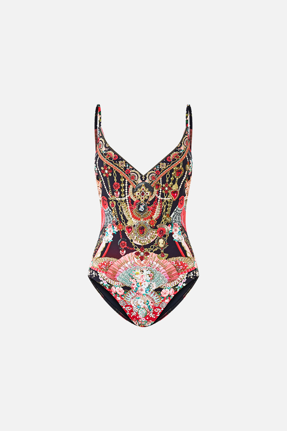CAMILLA V Neck Underwire One Piece With Back Closure Daughters OF Duende - Image 3