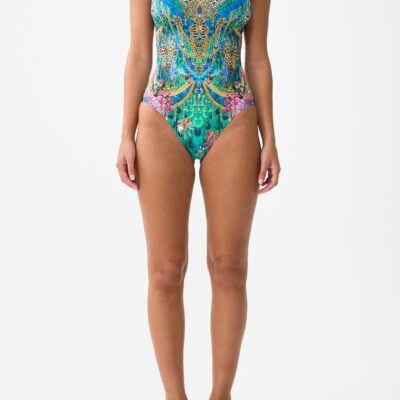CAMILLA V Neck Underwire One Piece With Back Closure Animal Alchemy - Image 1